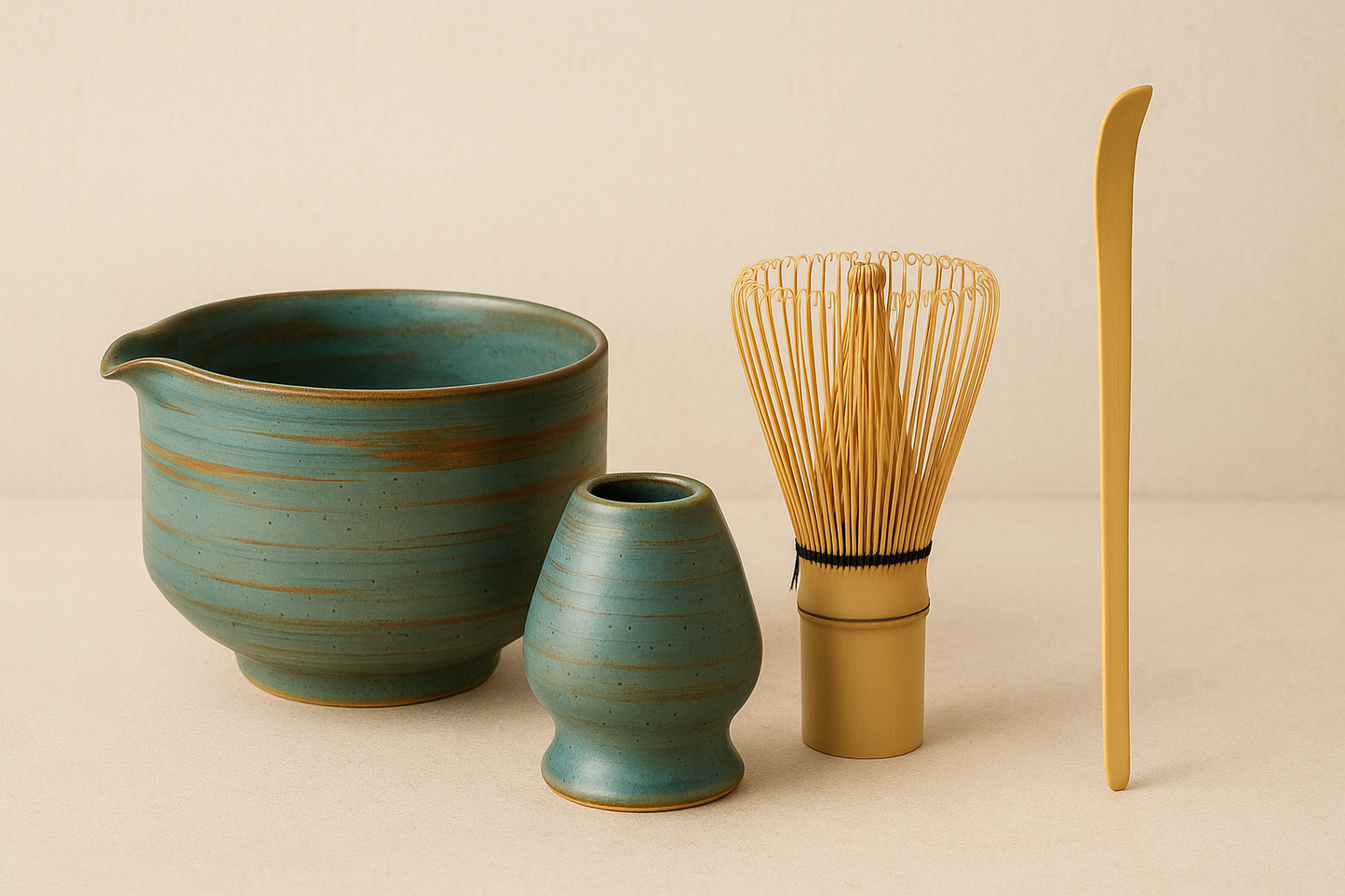 Keramische Matcha Theeceremonie set