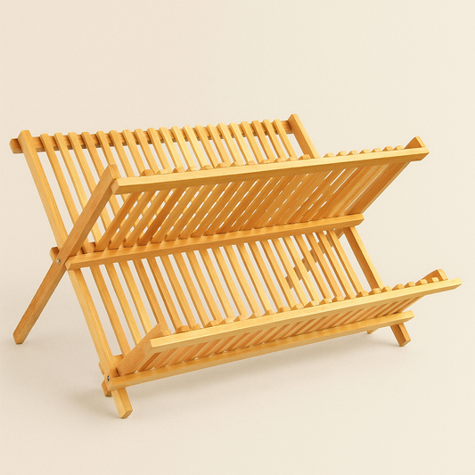 Opvouwbaar Afdruiprek van Bamboe