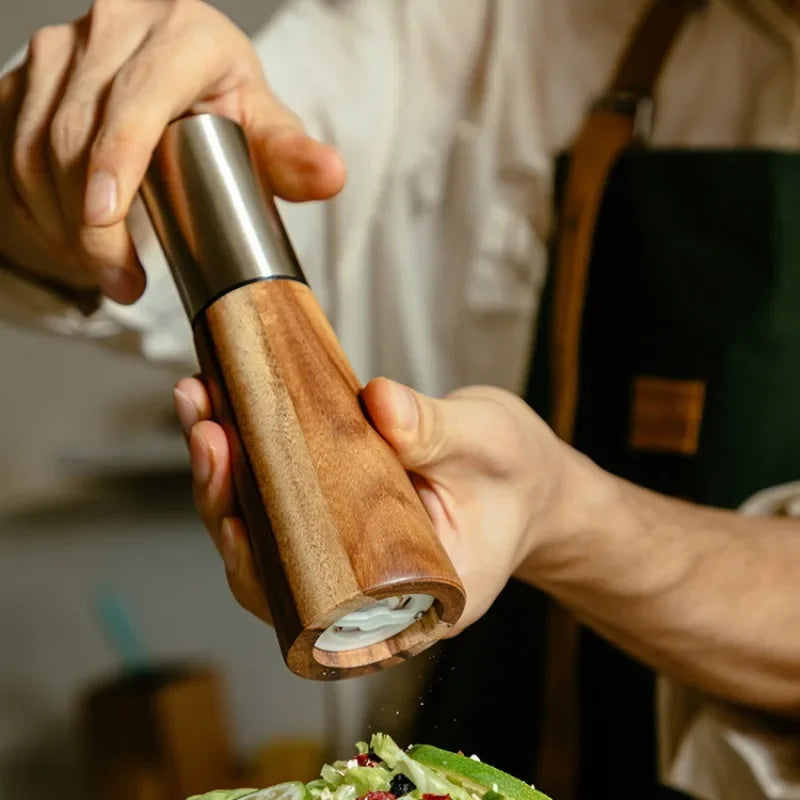 Olijfhouten Peper- en Zoutmolen (21 CM)