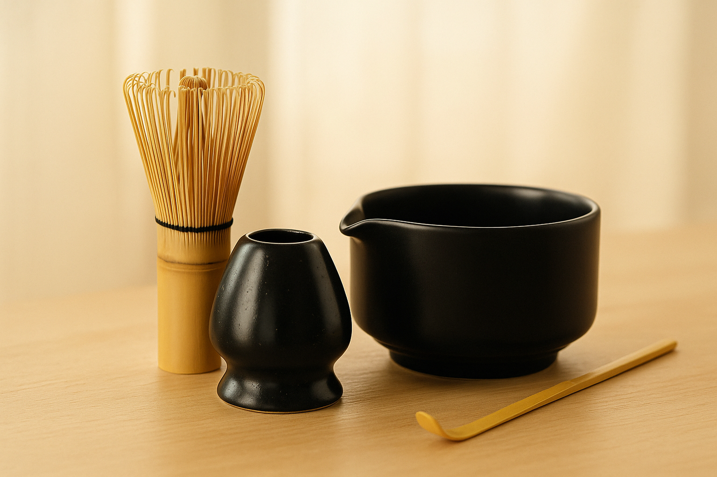 Keramische Matcha Theeceremonie set